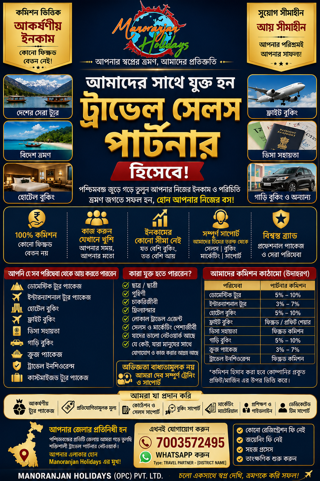 মনোরঞ্জন  হলিডেজ